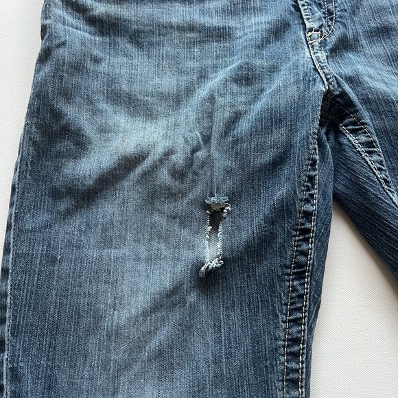 Ariat M4 Rebar FR Jean Shorts Mens 38x10 Low‎ Rise Cut Off Jorts (B5) - Picture 9 of 12